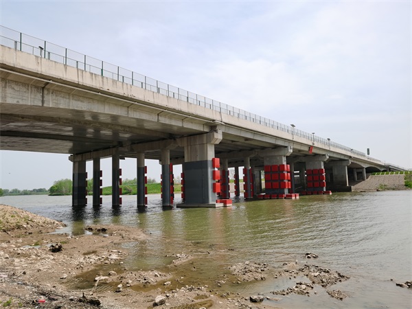 合安高速丰乐河大桥杭埠河大桥防船撞设施及助航标志配布工程完成验收