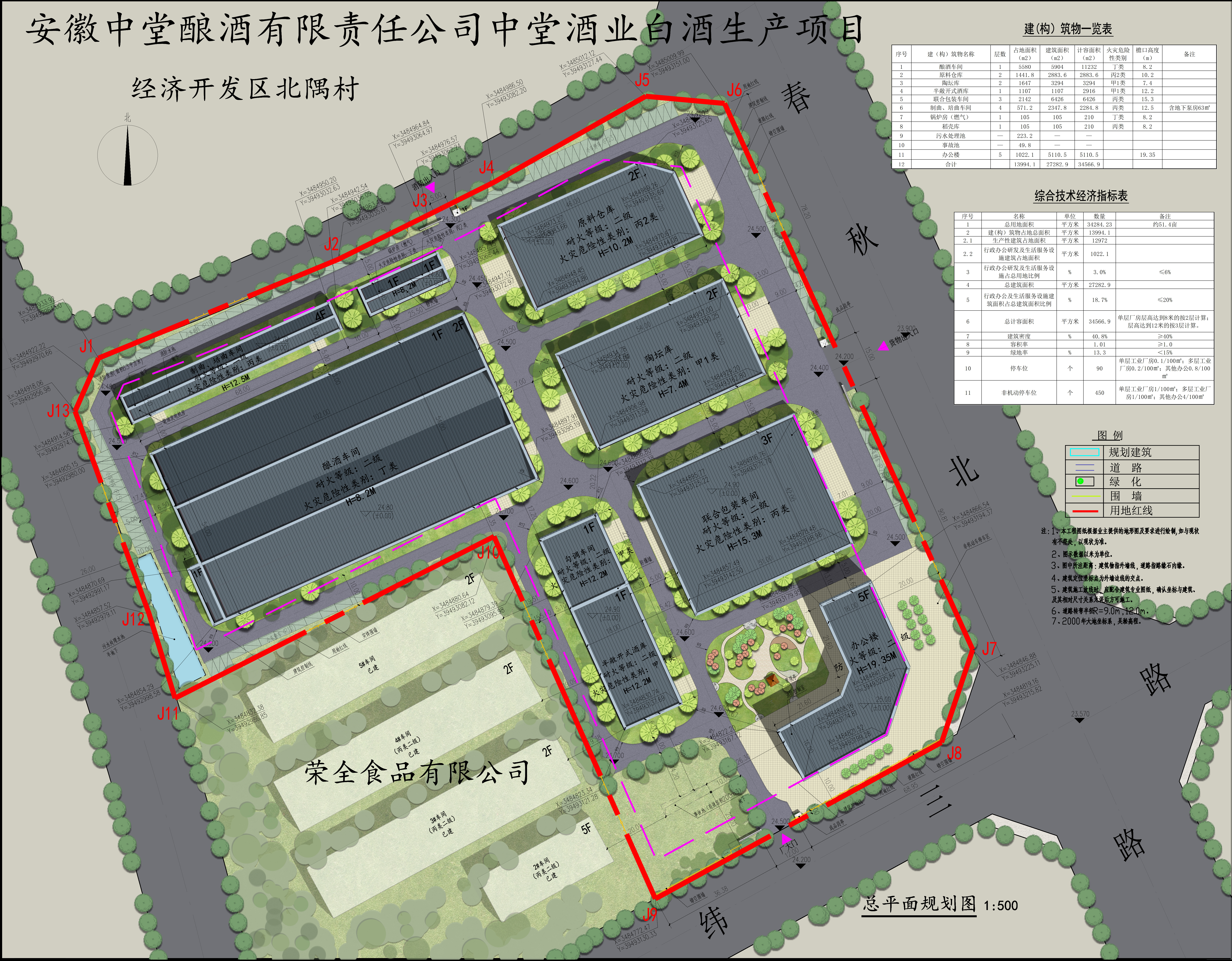 舒城经济开发区安徽中堂酿酒有限责任公司中堂酒业白酒生产项目规划