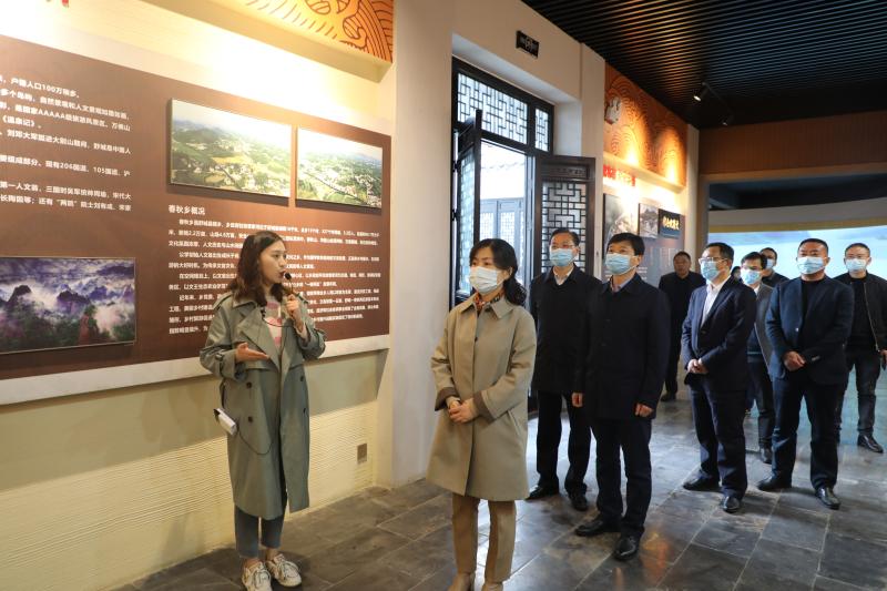 市委常委宣传部长李敏来我县调研宣传思想文化工作