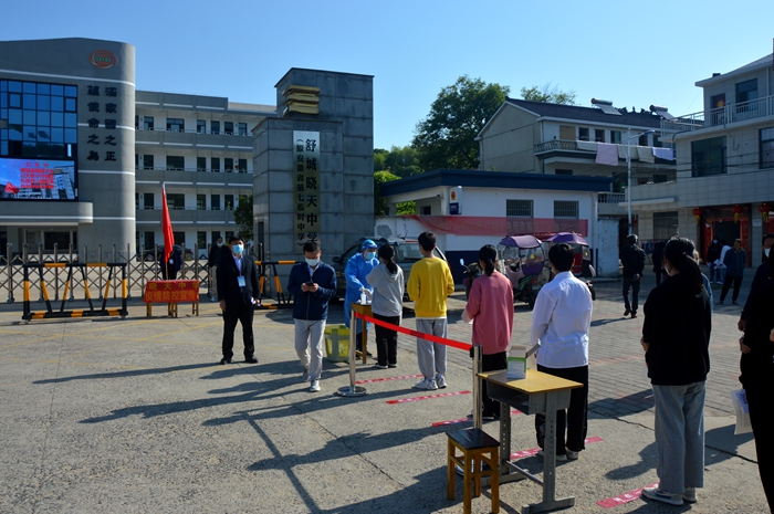 晓天中学平稳有序复课_舒城县人民政府