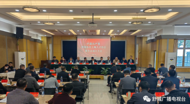 中共舒城县在上海人才协会委员会成立暨协会换届会议召开