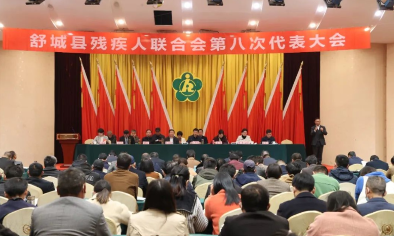 舒城县残疾人联合会第八次代表大会召开