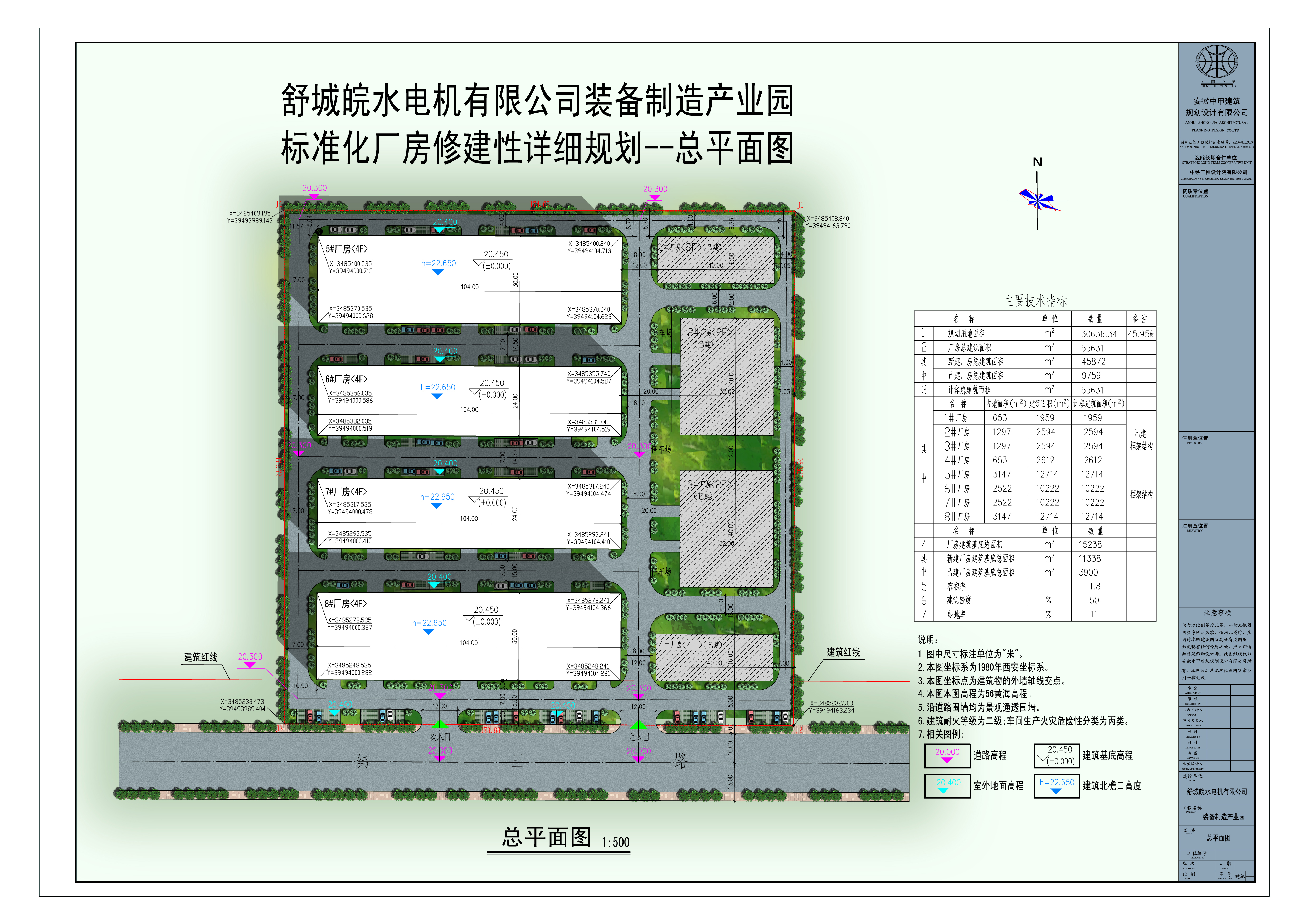 舒城皖水电机有限公司装备制造产业园标准化厂房项目规划方案公示-采