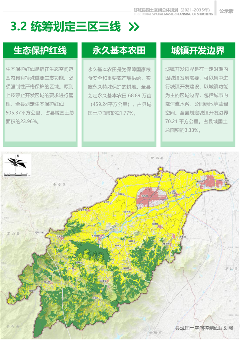 舒城县国土空间总体规划20212035年征求意见稿征求意见的公告