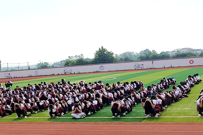 桃溪中学开展防空应急疏散演练活动_舒城县人民政府