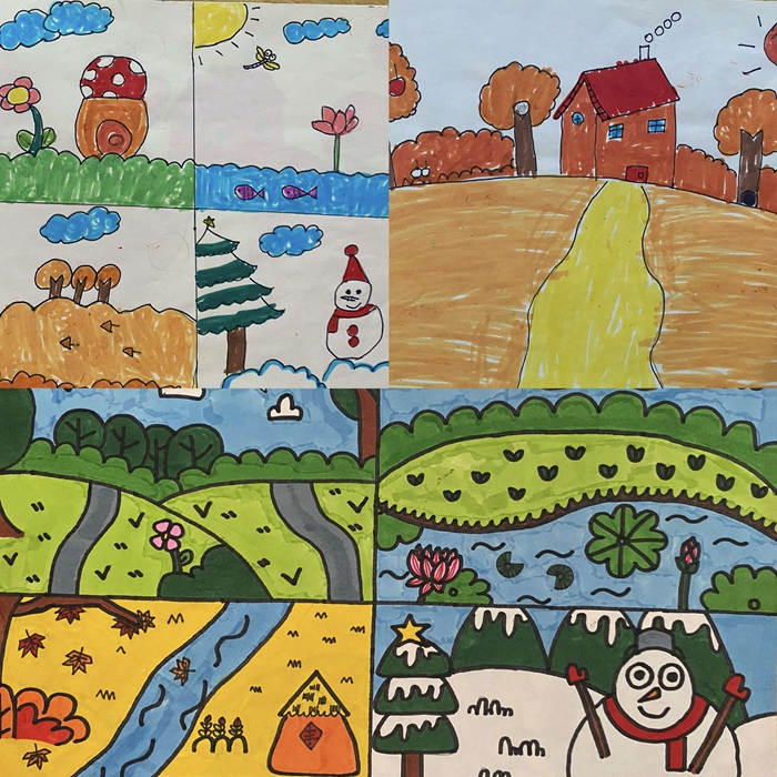 千人桥镇鲍桥小学开展我爱家乡美手抄报活动