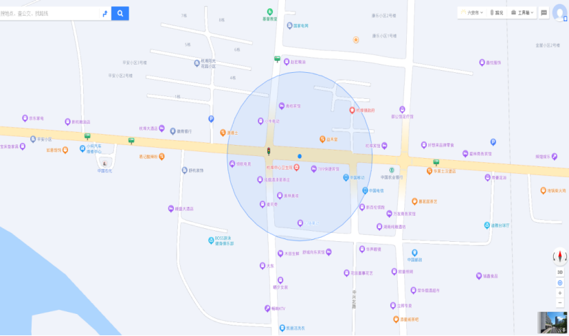 舒城县杭埠镇卫生院交通导引