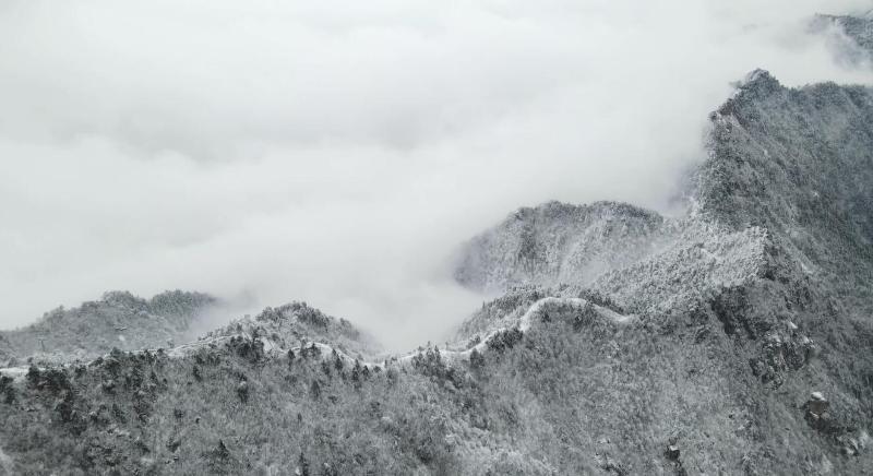 万佛山冬韵