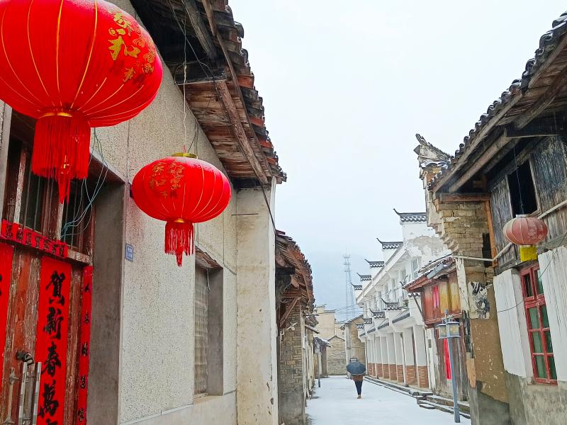 晓天镇:春雪润乡村_舒城县人民政府