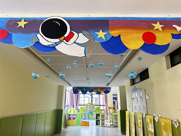 舒城师范学校附属幼儿园开展走廊环创评比