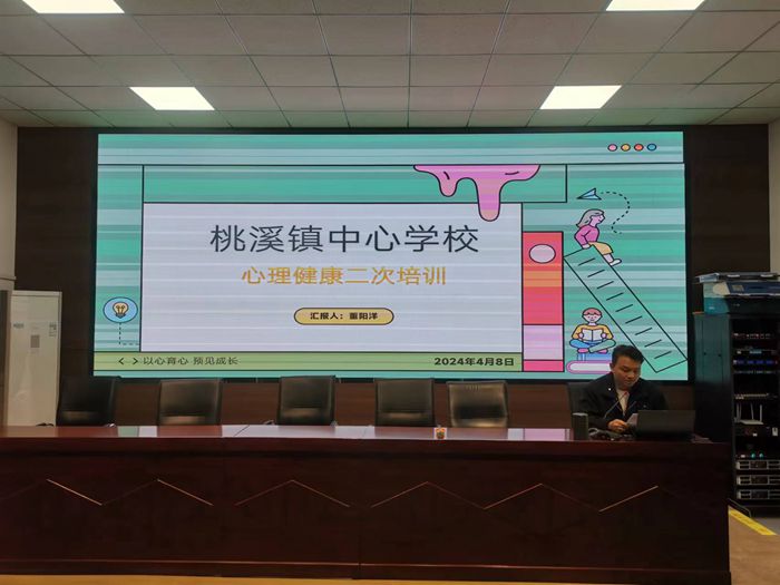 桃溪镇中心学校开展中小学教师心理健康培训活动