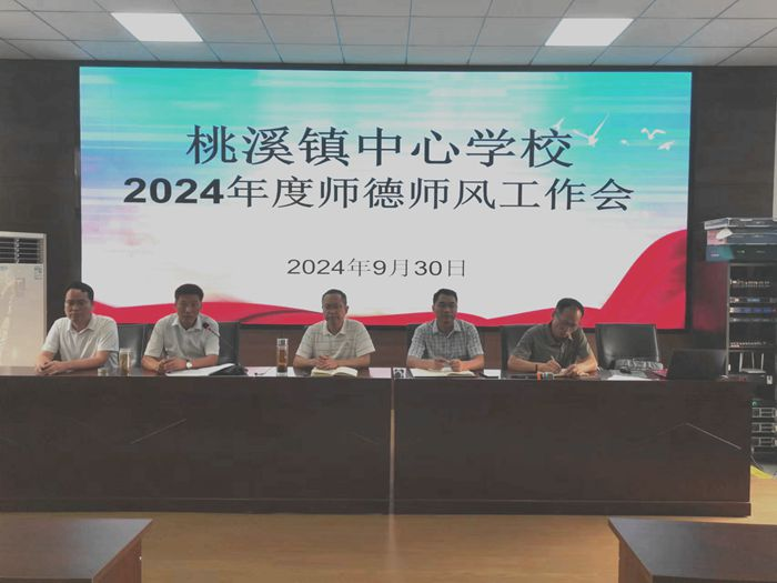 桃溪镇中心学校召开师德师风建设工作会_舒城县人民政府