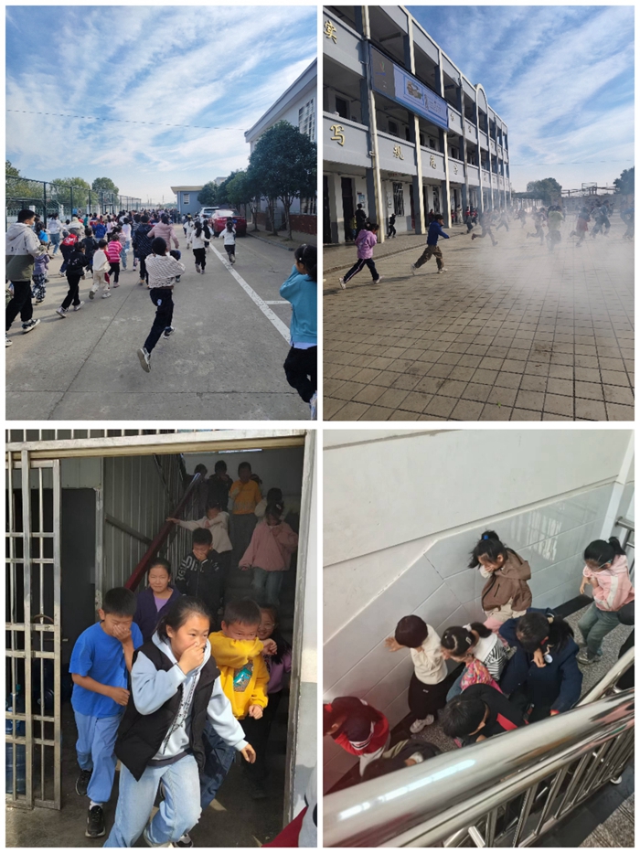 千人桥小学开展消防疏散逃生演练活动