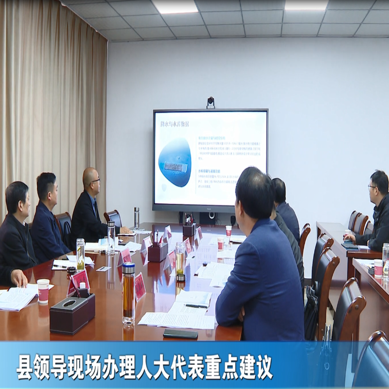 县领导现场办理人大代表重点建议