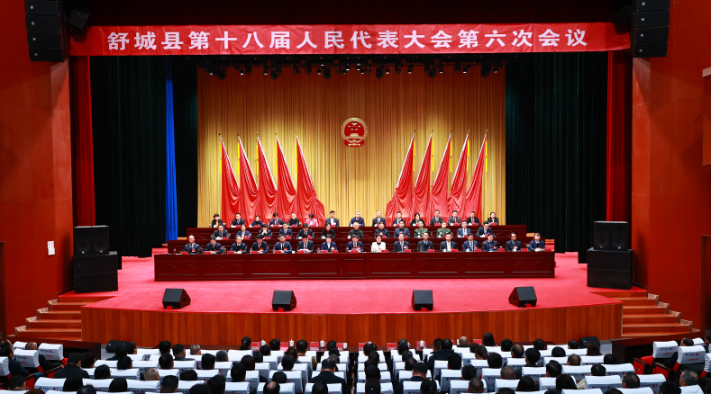 【两会】舒城县第十八届人民代表大会第六次会议胜利闭幕