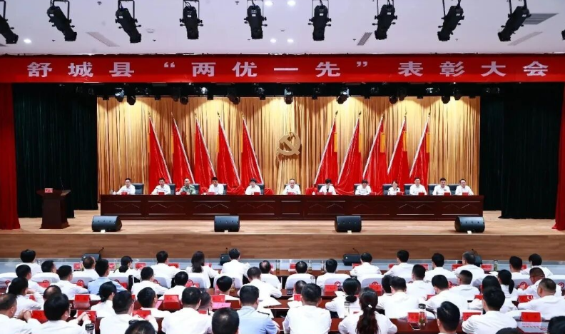 舒城县“两优一先”表彰大会召开