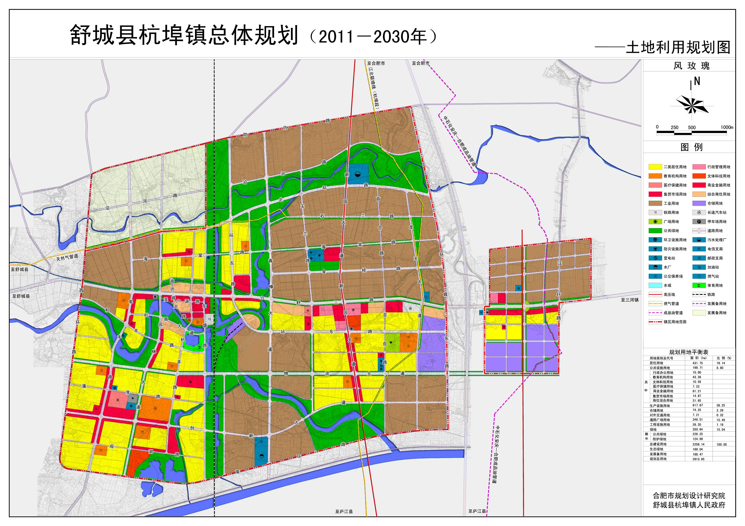 杭埠镇总体规划—土地利用规划（2011 2030）舒城县人民政府 